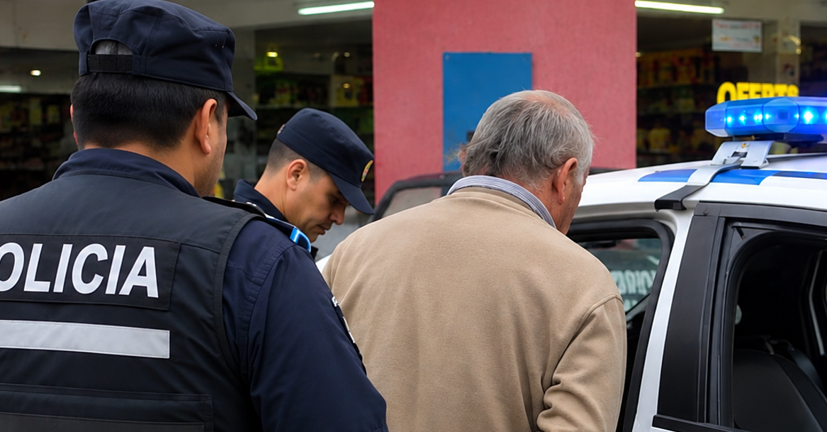 Un jubilado de 73 años fué detenido al intentar llevarse una lata de arvejas de un supermercado. "No tengo para comer"